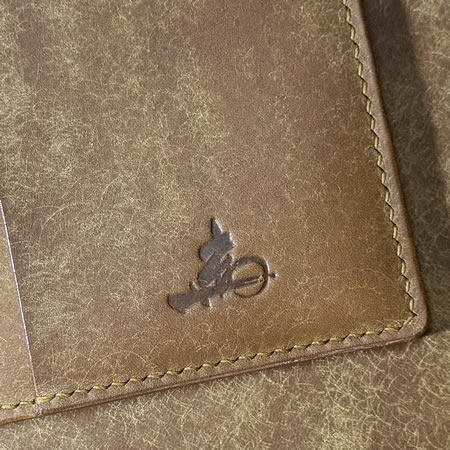 花押入りパスポートケース